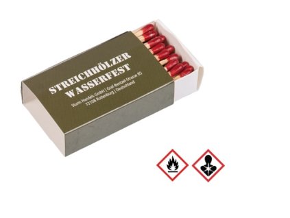 Zápalky voděodolné 1 krabička Miltec