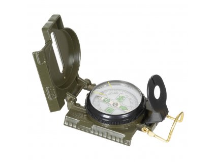 Buzola skládací kompas Ranger kovový model US oliv MFH® Adventure