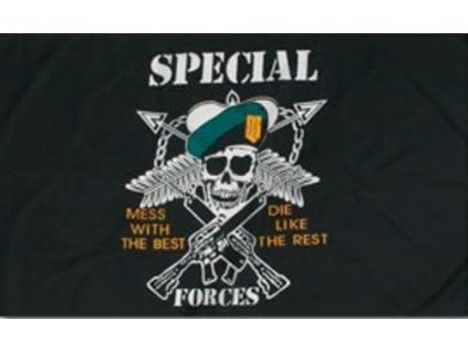Vlajka US SPECIAL FORCES 90x150cm č.74