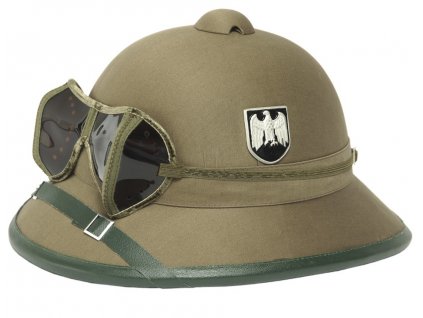 Helma (klobouk,přilba) německá WH Afrikakorps (Afrika Korps) tropická