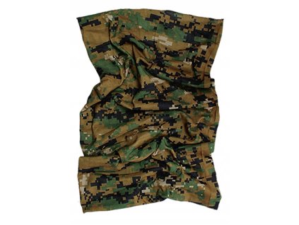 Nákrčník Miltec digital woodland (multifunkční šátek) marpat