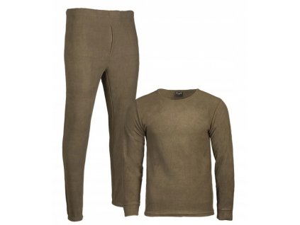 Dvoudílný fleece termo komplet spodní prádlo oliv Mil-Tec®
