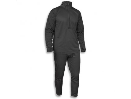 Komplet termo fleece černý Level 2 generace III TEESAR