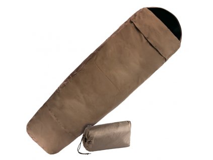 Povlak hnědý nepromokavý obal na spací pytel 3-vrstvý laminát Modular Bivy Cover Mil-Tec® Coyote 14115005