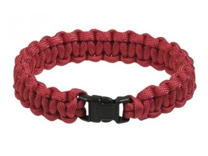 Náramek paracord červený