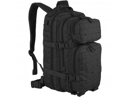 Batoh ASSAULT pack US 20l molle černý SM laser cut Miltec