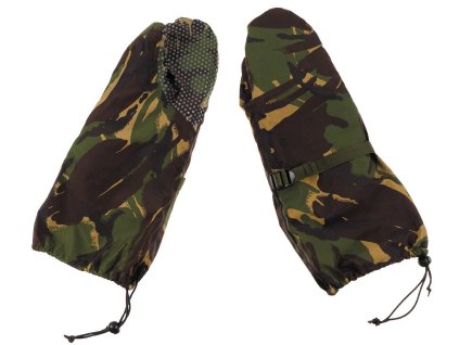 Rukavice převlekové zimní palčáky ECW trilaminát DPM Velká Británie originál