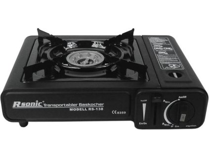 Campingový cestovní plynový vařič Rsonic Thunder RS-138