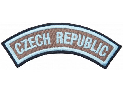 Nášivka Česká republika Domovenka CZECH REPUBLIC  - oblouk suchý zip originál AČR