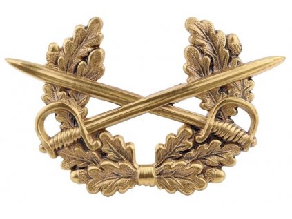 Odznak na čepici BW (Bundeswehr) meče bronz