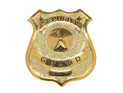 Odznak Security Guard zlatý