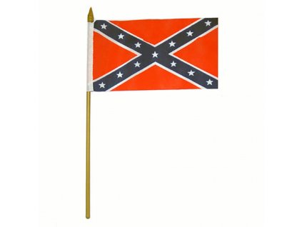 Praporek Konfederace  s podstavcem