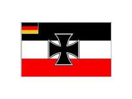 Vlajka Německo s křížem ministerstvo Říšské obrany Výmarské republiky 90x150cm č.70