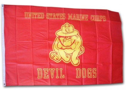 Vlajka 90x150cm USMC DEVIL DOGS č.219