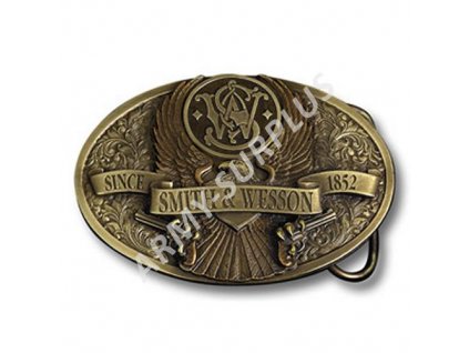 Přezka na opasek Western Smith and Wesson - mosaz B0940m