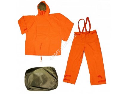 Protichemický filtrační oděv NBC (Atombordel) oranžový Německo
