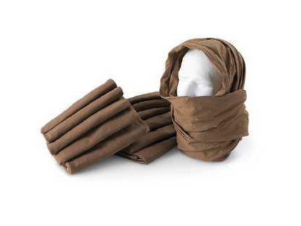 Šátek US hnědý originál malý