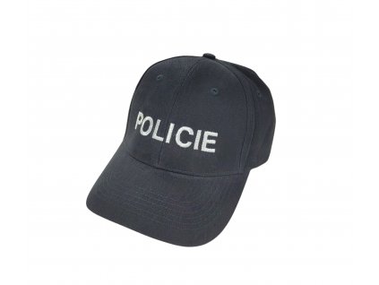 Čepice kšiltovka baseball POLICIE bílý nápis