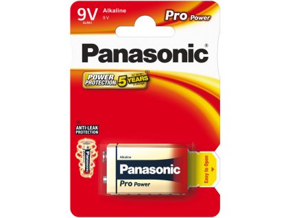 Baterie Panasonic Power Pro 9V alkalická
