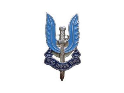 Odznak na baret SAS barevný