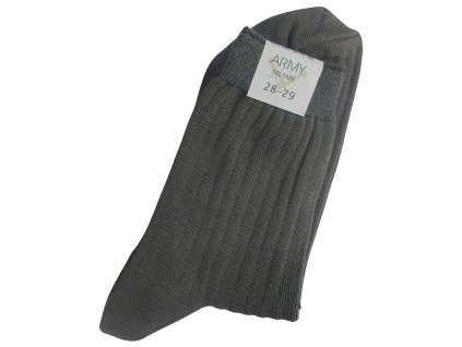 Ponožky Army Militare oliv žebrované