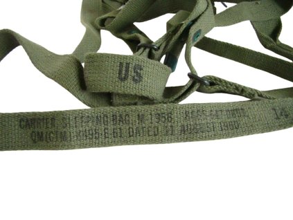 Nosný popruh na spací pytel Strap Assembly Sleeping Bag M-1956 US originál použitý