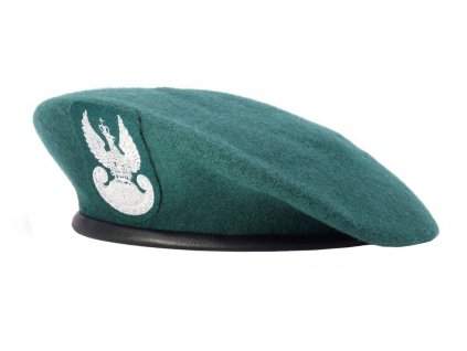 Baret Polsko WP oliv s orlicí pro jednotky pozemních sil originál