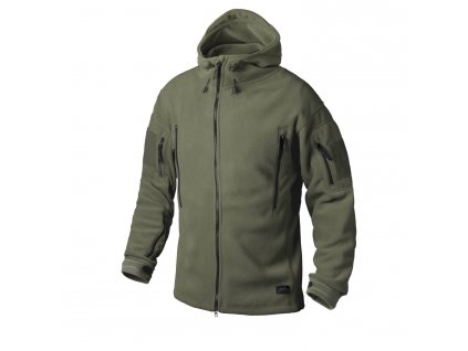 Mikina Helikon Patriot Heavy Fleece Jacket oliv BL-PAT-HF-02