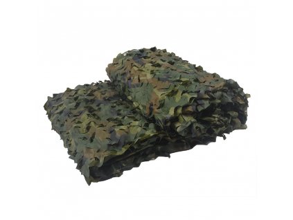 Maskovací síť pro jednotlivce 3D Camo Net woodland 3x2m Velká Británie Kombat