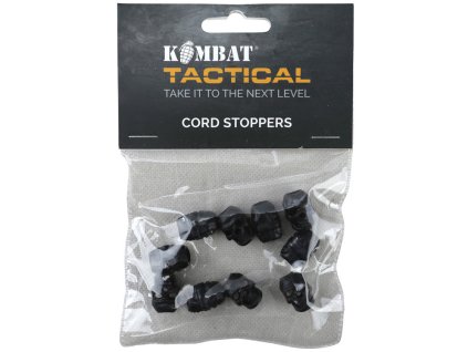 Lebka (Skull,náramek) černá na paracord sada 10 kusů Velká Británie Kombat