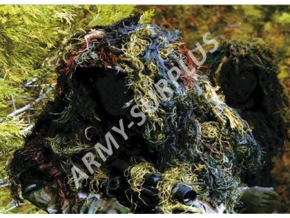 Maskování bush rag Ghillie Hat Velká Británie Kombat (hejkal)