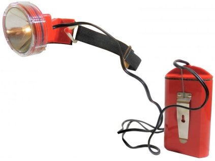 Baterka čelovka US Hartford originál červená