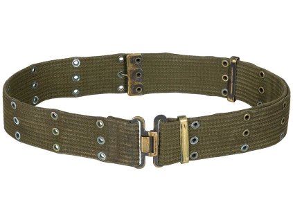Opasek Belgie originál oliv model US 3-děrový