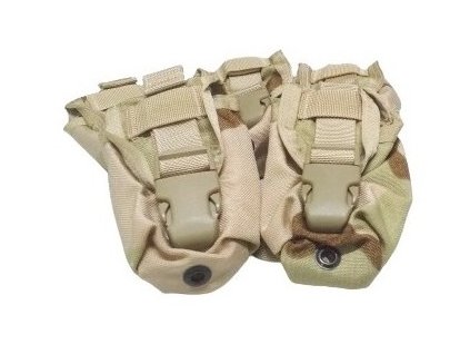 Sumka US molle desert 3 color na granát Flashbang Pouch originál