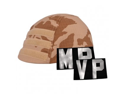 Povlak (potah) vz.95 s béžovým postiskem (pouštní) na přilbu (helmu) pro VP s BP
