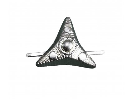 Odznak hodnost hvězda třícípá stříbřitá (stříbrná) AČR malý