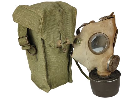 Plynová maska Francie ANP M51 s pouzdrem Belgie