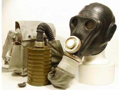 Plynová maska Rusko PRWU pro specialisty (raketové vojsko) černá