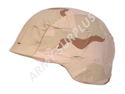 Potah (povlak,obal,převlek) US na kevlarovou helmu - desert 3 color originál