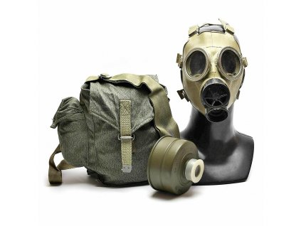 Plynová maska FASER Polsko MC-1 zelená s filtrem