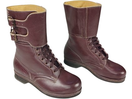 Boty důstojnické vz.62 kožené hnědé ČSLA