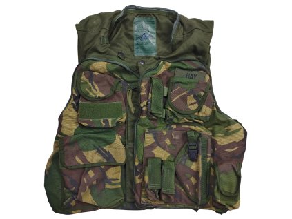 Vesta taktická s panelem na pistoli Waistcoat AFV Crewnan DPM/Olive Velká Británie originál