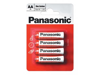 Baterie Panasonic AA 1,5V  R6R tužkové