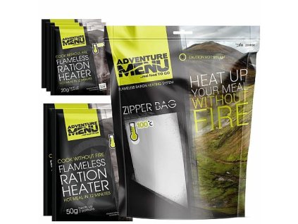 Adventure Menu Sada Samoohřevů ALL IN (3x20g + 2x50g + zipper bag)