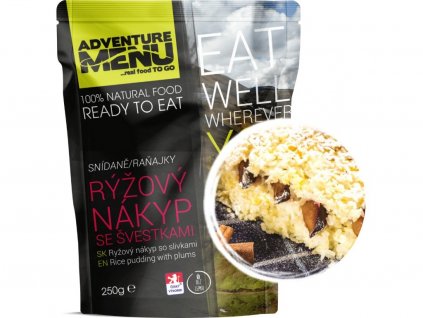 Adventure Menu Rýžový nákyp se švestkami (hotová strava) 250g