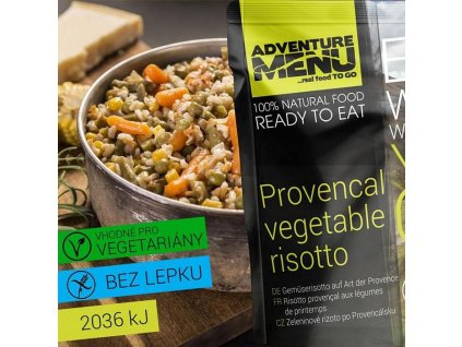 Adventure Menu Zeleninové rizoto po Provensálsku (hotová strava) 400g