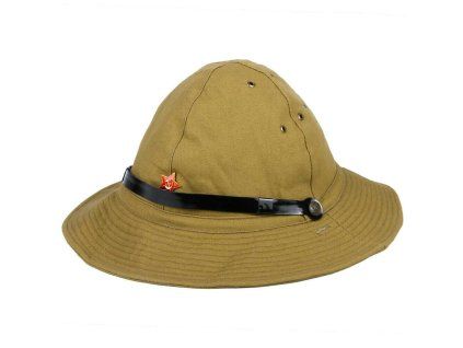 Klobouk sovětský khaki Panama Afghánistán originál