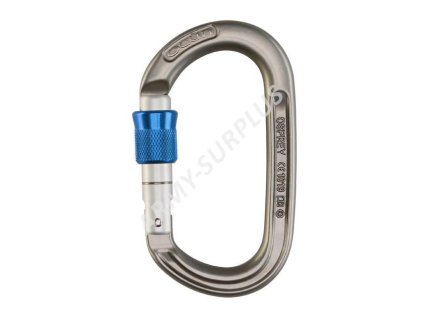 Karabina se zámkem OCÚN OSPREY screw blue modrá