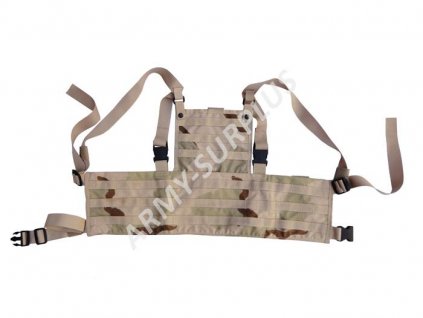 Taktická vesta Chest Rig molle 3D US Rack System desert 3 color zánovní