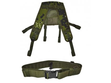 Bojový nosný systém M96 HMAK YOKE PLCE Webbing Dánsko originál